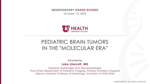 Thumbnail for Pediatric Brain Tumors in the "Molecular Era"
