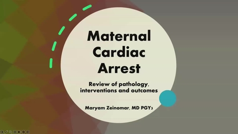 Thumbnail for Maternal cardiac arrest: Review of pathology, intervention &amp; outcomes