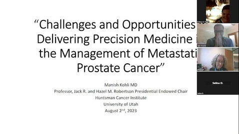 Thumbnail for entry Challenges and Opportunities in Delivering Precision Medicine in the Management of Metastatic Prostate Cancer