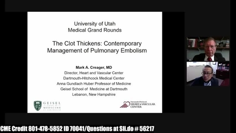 Thumbnail for The Plot Thickens: Contemporary Management of Pulmonary Embolisms