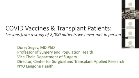 Thumbnail for COVID in Transplant