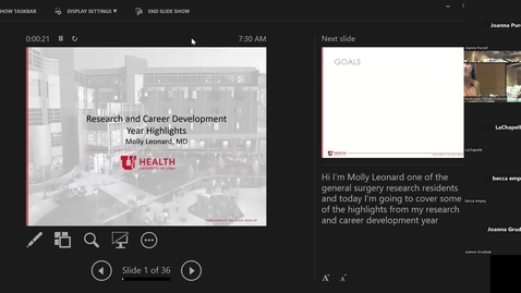 Thumbnail for 3-1-2023 Research Residents (Grp 1)