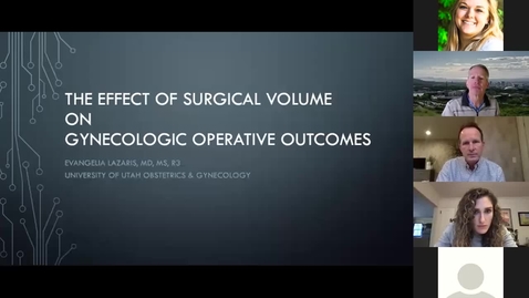 Thumbnail for The effect of surgical volume on gynecologic operative outcomes