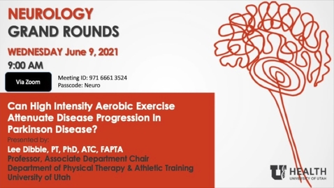 Thumbnail for Can High Intensity Aerobic Exercise Attenuate Disease Progression In Parkinson Disease?