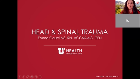 Thumbnail for Head and Spinal Trauma