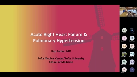 Thumbnail for Acute right heart failure &amp; pulmonary hypertension