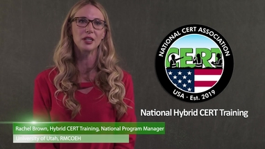 Community Emergency Response Team Cert University Of Utah