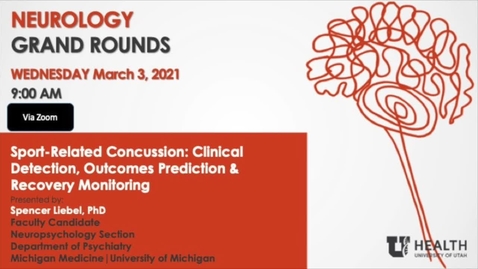 Thumbnail for Sport-Related Concussion: Clinical Detection, Outcomes Prediction &amp; Recovery Monitoring