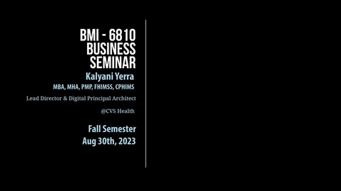 Thumbnail for Kalyani Yerra, LD Dir Digital Principal Architect @ CVSHealth