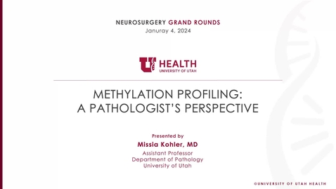 Thumbnail for Methylation Profiling: A Pathologist’s Perspective