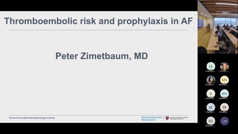 Thumbnail for entry Thromboembolic risk &amp; prophylaxis in AF