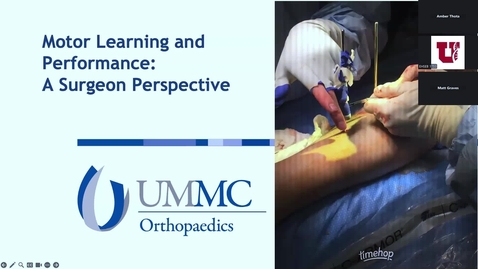 Thumbnail for Motor Learning and Performance: A Surgeon’s Perspective