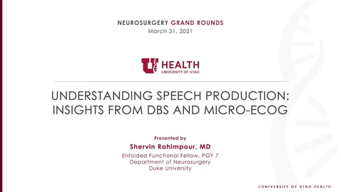 Thumbnail for Understanding Speech Production: Insights from DBS and Micro-ECoG