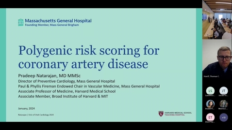 Thumbnail for entry Polygenic risk scoring for coronary artery disease