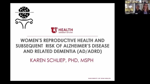 Thumbnail for entry Women's Reproductive Health &amp; Subsequent Risk of Alzheimer's Disease &amp; Related Dementia (AD/ADRD)