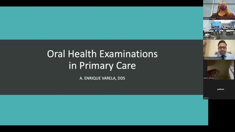 Thumbnail for Oral health examinations in primary care