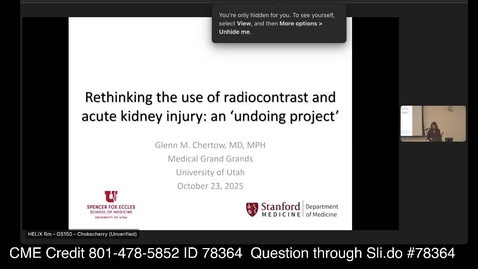 Thumbnail for Rethinking the Use of Radiocontrast and Acute Kidney Injury: An "Undoing Project