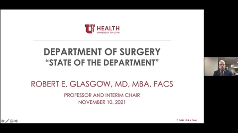 Thumbnail for 11/10/2021 State of the Department