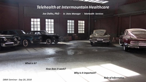 Thumbnail for entry Telehealth at Intermountain Healthcare