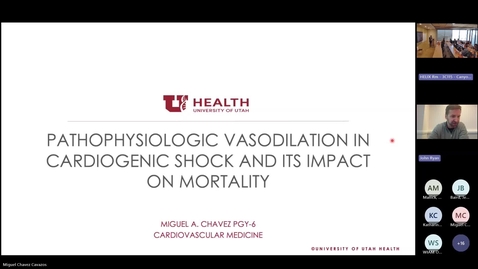 Thumbnail for Pathophysiologic vasodilation in cardiogenic shock &amp; its impact on mortality / Inferior vena cava wall thickness predicts cardiac amyloidosis &amp; inpatient medical rehabilitation improves 6 minute walk distance post LVAD implantation 