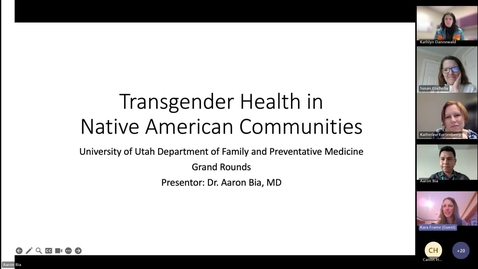 Thumbnail for Transgender Healthcare in Native American Communities