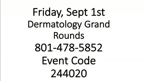 Thumbnail for 9/1/17 Urticaria Guidelines and Beyond