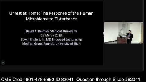 Thumbnail for Unrest at Home: The Response of the Human Microbiome to Disturbance