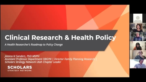 Thumbnail for entry Clinical research &amp; health policy