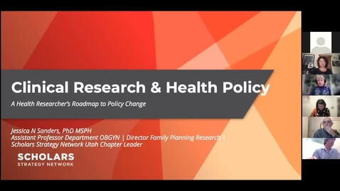 Thumbnail for Clinical research &amp; health policy