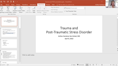 Thumbnail for entry Trauma &amp; PTSD