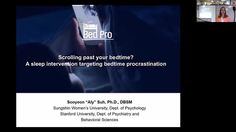 Thumbnail for entry Scrolling past your bedtime? A sleep intervention targeting bedtime procrastination.