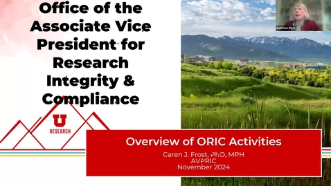 Thumbnail for Office of Research Integrity and Compliance