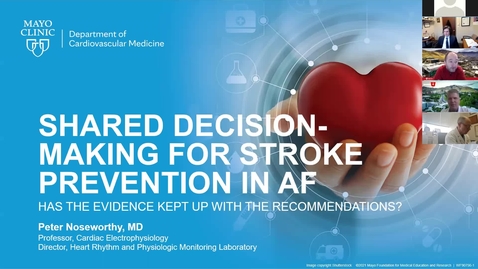 Thumbnail for Shared decision-making for stroke prevention in AF: Has the evidence kept up with the recommendations?