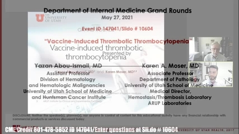 Thumbnail for Vaccine-induced Thrombotic Thrombocytopenia