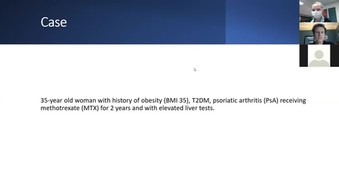 Thumbnail for 10/15/2021 Non-invasive tests to monitor methotrexate induced liver injury