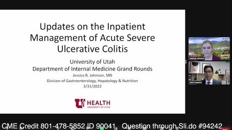 Thumbnail for Updates on the Inpatient Management of Acute Severe Ulcerative Colitis