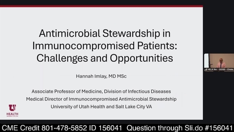 Thumbnail for Antimicrobial Stewardship in Immunocompromised Patients: Challenges and Opportunities