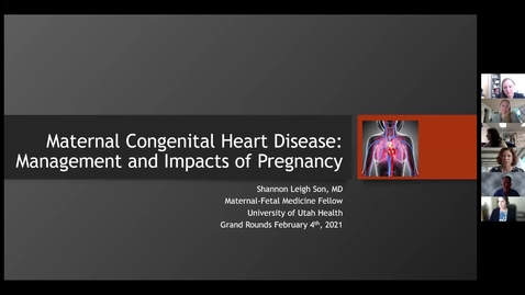 Thumbnail for Maternal congenital heart disease: Management &amp; impacts of pregnancy