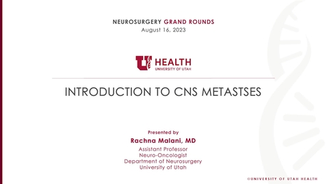 Thumbnail for Introduction to CNS Metastses