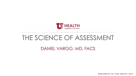 Thumbnail for 9/23/2020 The Science of Assessment