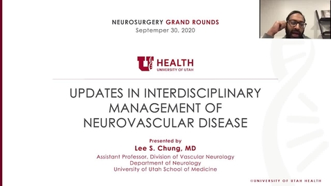 Thumbnail for Updates in Interdisciplinary Management of Neurovascular Disease