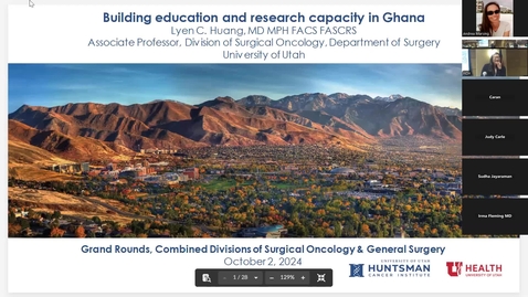 Thumbnail for 10/2/2024 - &quot;Building education and research capacity in Ghana&quot;