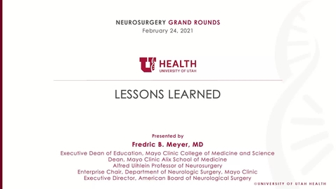 Thumbnail for Lessons Learned