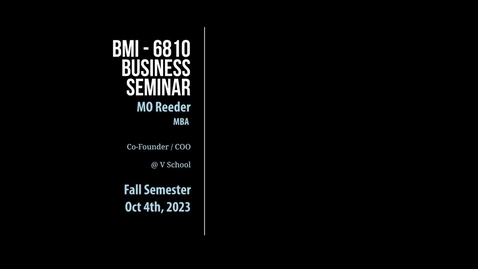 Thumbnail for MO Reeder,  MBA  Co-Founder / COO @ V School