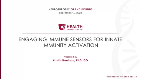 Thumbnail for Engaging Immune Sensors for Innate Immunity Activation