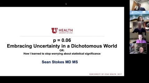 Thumbnail for 2/3/2021  p=0.06, Embracring Uncertainty in a Dichotomous World