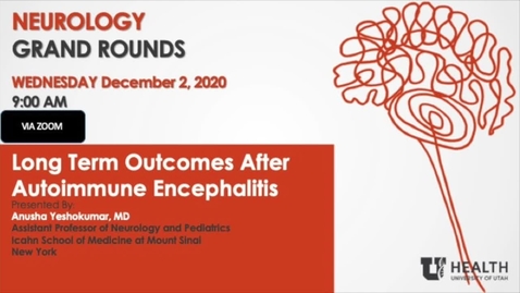 Thumbnail for Long Term Outcomes After Autoimmune Encephalitis