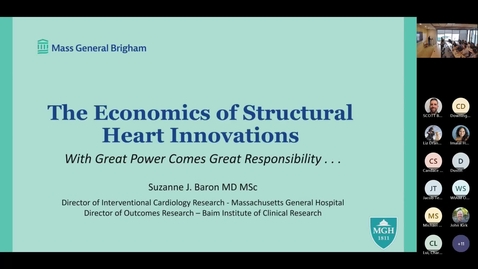 Thumbnail for The economics of structural heart innovations w/ great power comes great responsibility...