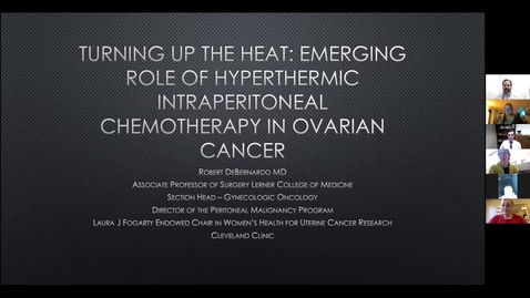 Thumbnail for Turning up the heat: Emerging role of hyperthermic intraperitoneal chemotherapy in ovarian cancer