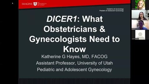 Thumbnail for DICER1: What obstetricians &amp; gynecologists need to know 